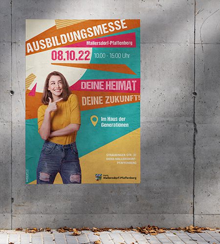 Plakate Ausbildungsmesse Stadt Mallersdorf